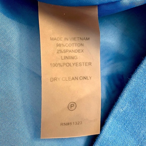 *RARE* VINCE CAMUTO Single Button Blue Blazer – Women's M/10 - Picture 6 of 7